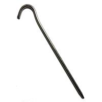 High strength aluminum pegs to replace or supplement your tent pegs. Designed for tents, with a curved 'J' design.