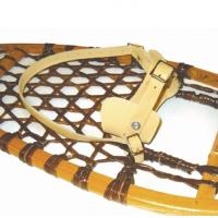 Made of genuine leather, these binding go on any tradition GV snowshoe and come in small, medium and large.