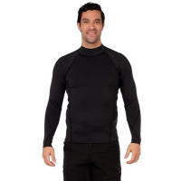The Jericho Neoprene Rash Top redefines comfort and warmth by utilizing a revolutionary new fabric.